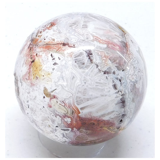 Crazy Lace Agate Sphere 2.1" - AGATBALL5001