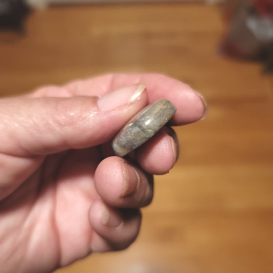 Arkansas Wavellite Cabochon - side view
