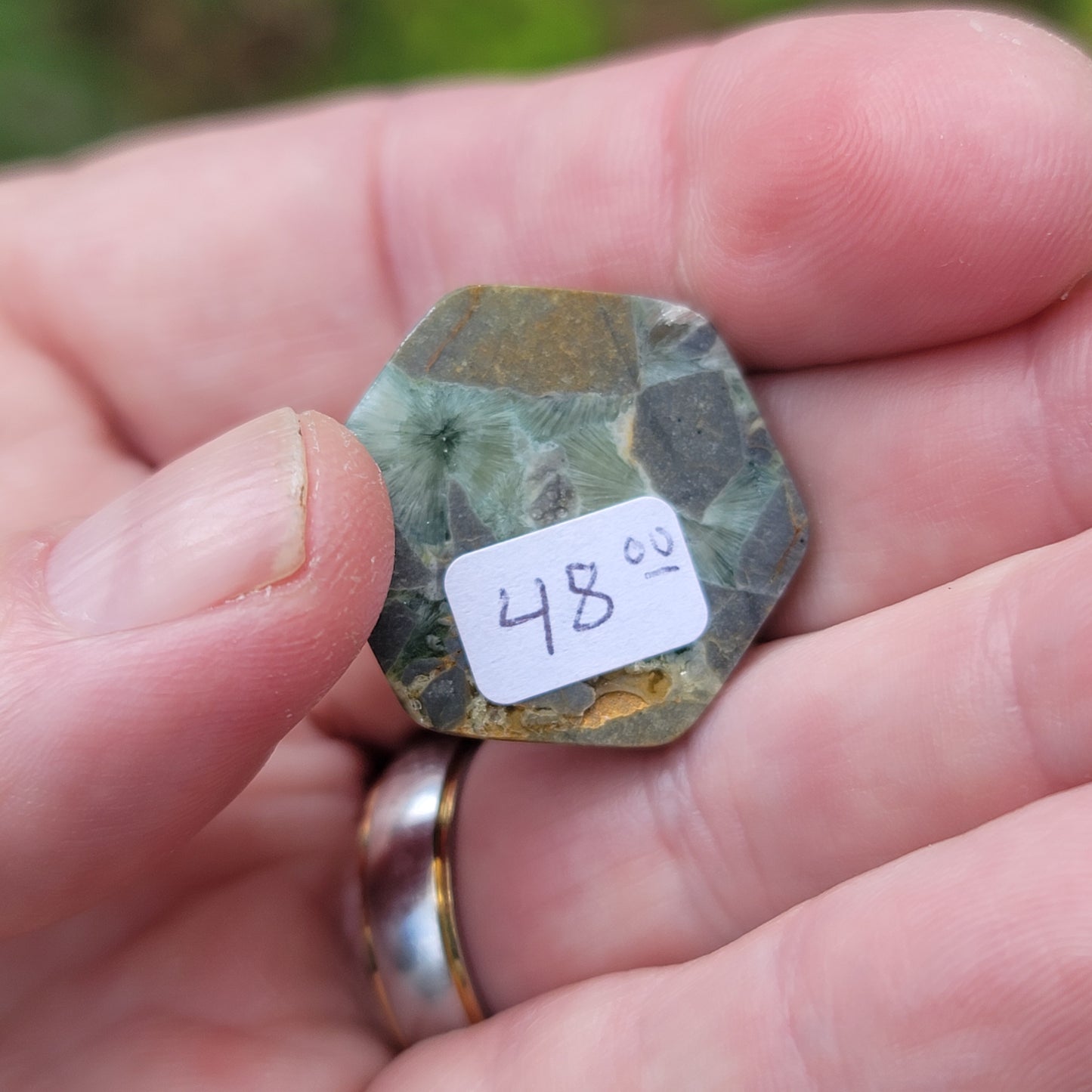 Arkansas Wavellite Cabochon