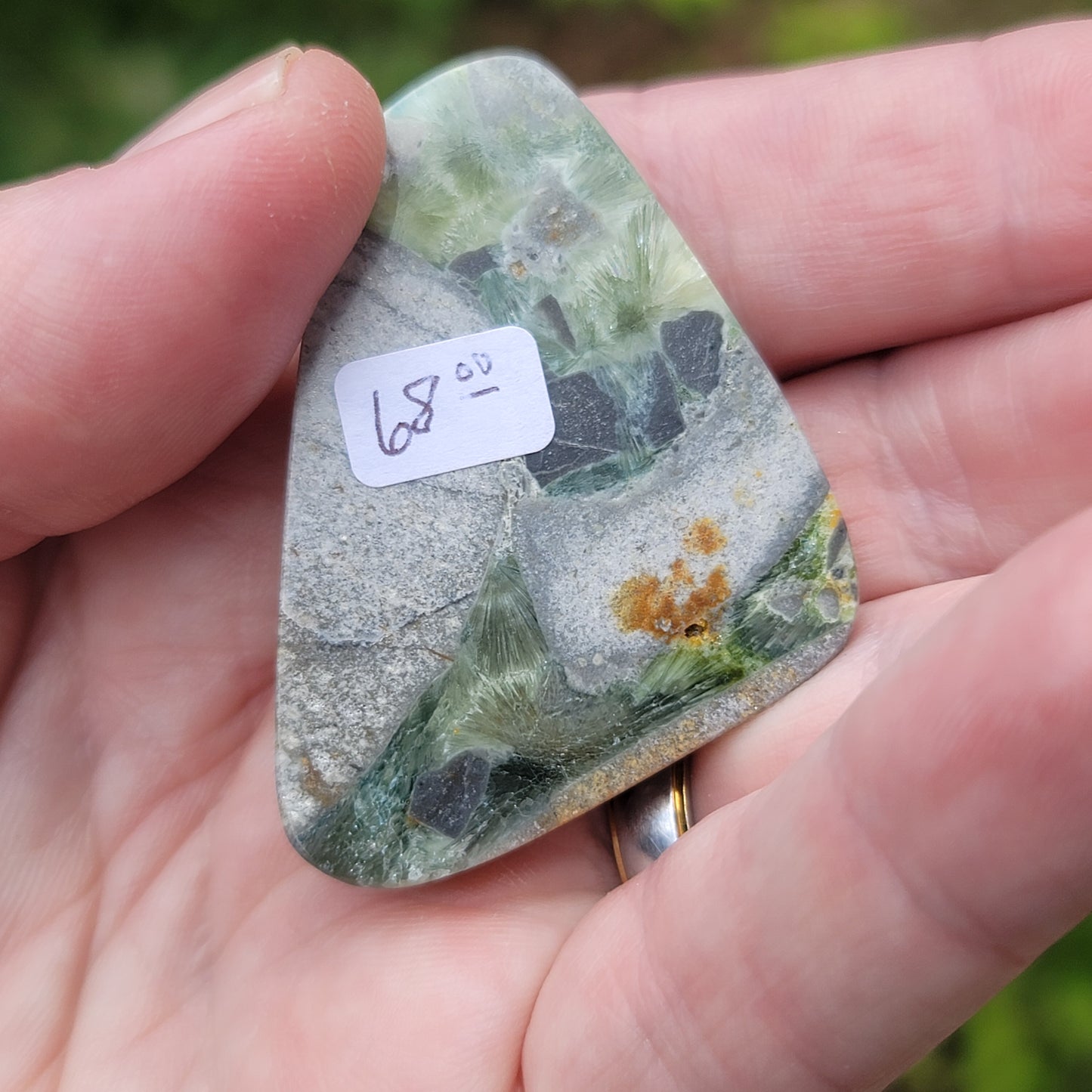 Arkansas Wavellite Cabochon