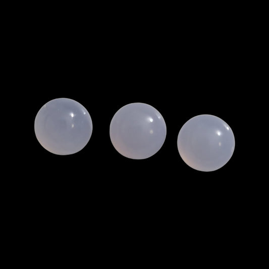 Blue Chalcedony Cabochon 8mm x 5.5mm - BCDYCABS4027
