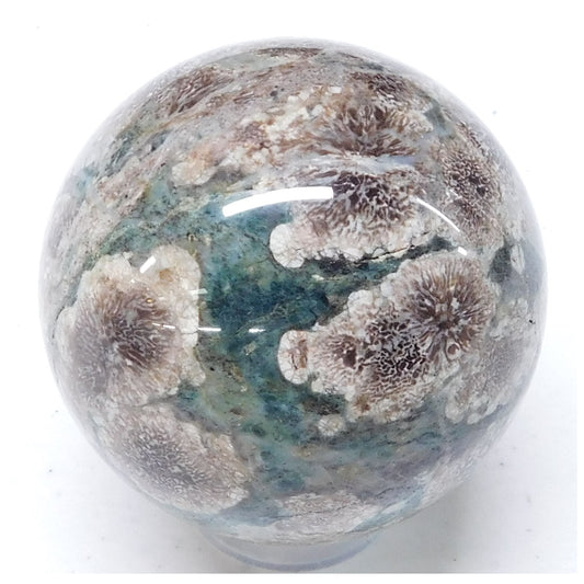 Flower Jasper Sphere 2" - JASPBALL5002