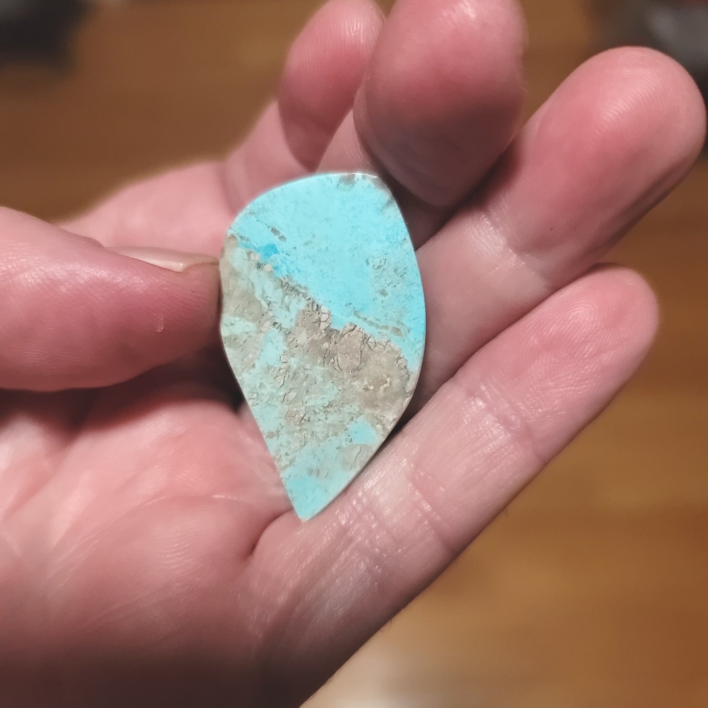 Arkansas Mona Lisa Turquoise Cabochon