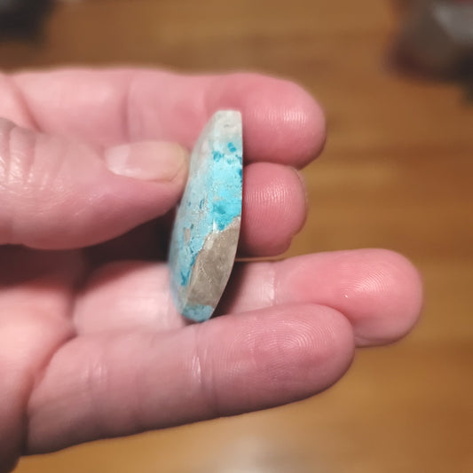 Arkansas Mona Lisa Turquoise Cabochon