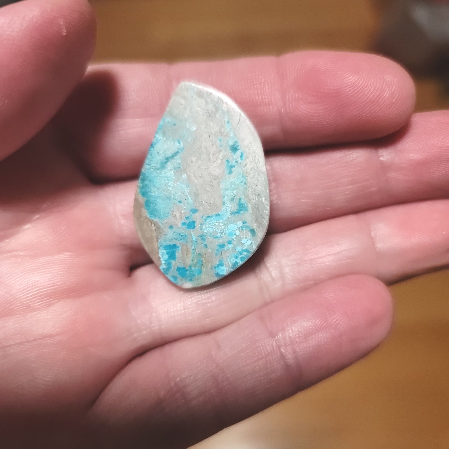 Arkansas Mona Lisa Turquoise Cabochon