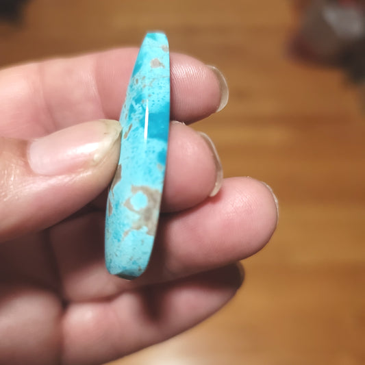 Arkansas Mona Lisa Turquoise Cabochon