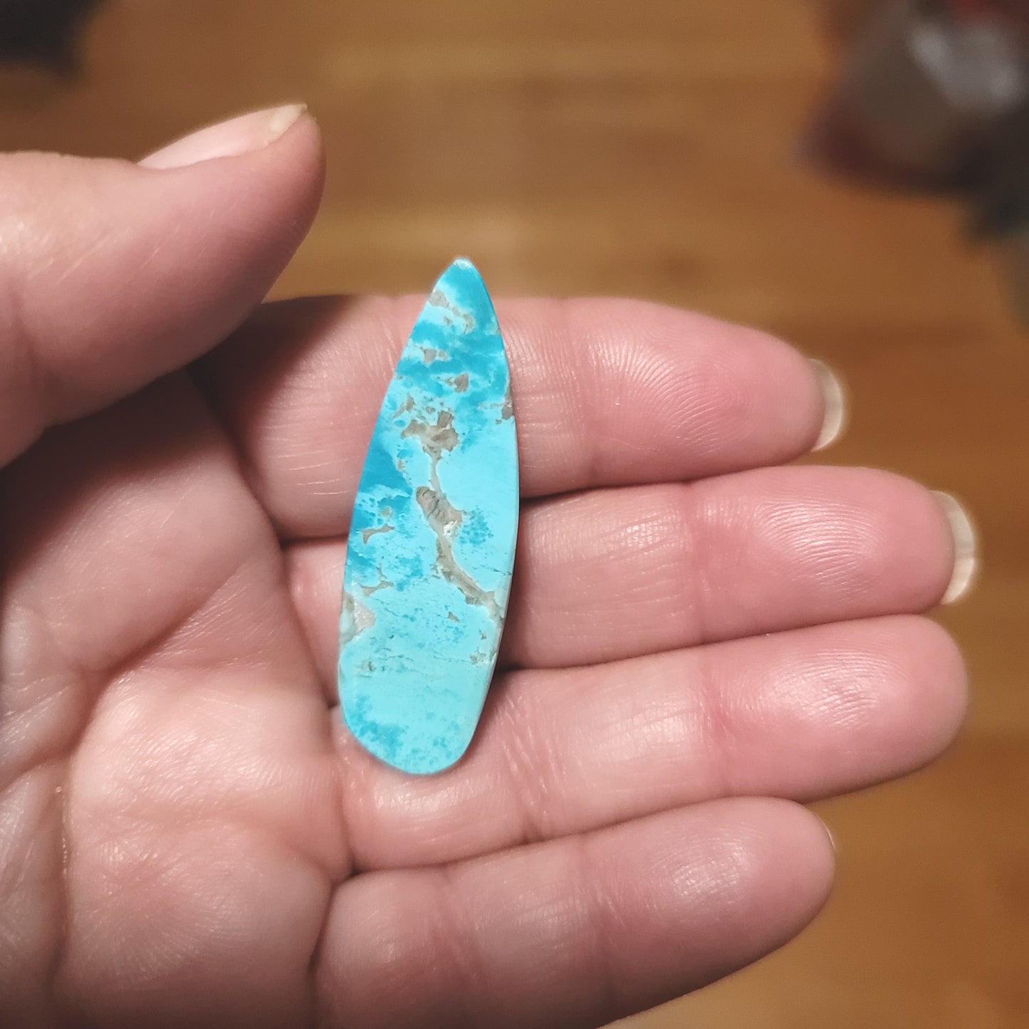 Arkansas Mona Lisa Turquoise Cabochon