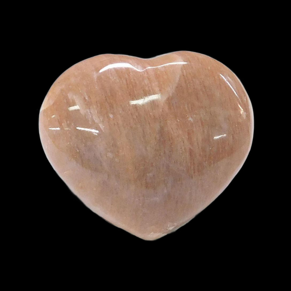 Peach Moonstone Carving 1.4" x 1.2" x 0.58" - MOONCARV5004