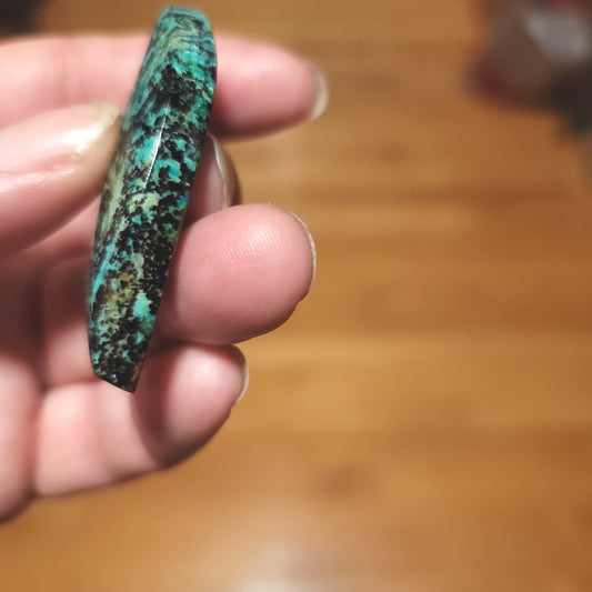 Morenci Dentritic Chrysocolla Cabochon