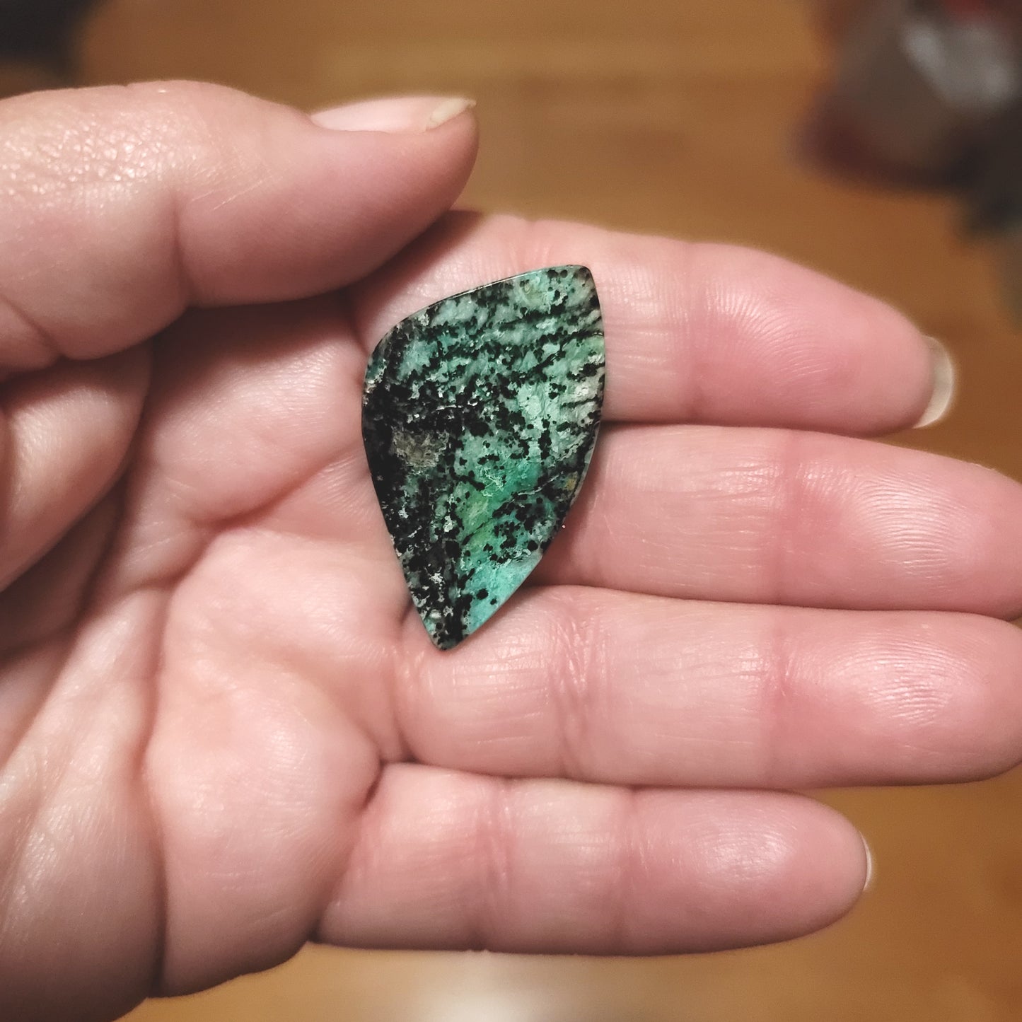 Morenci Dentritic Chrysocolla Cabochon