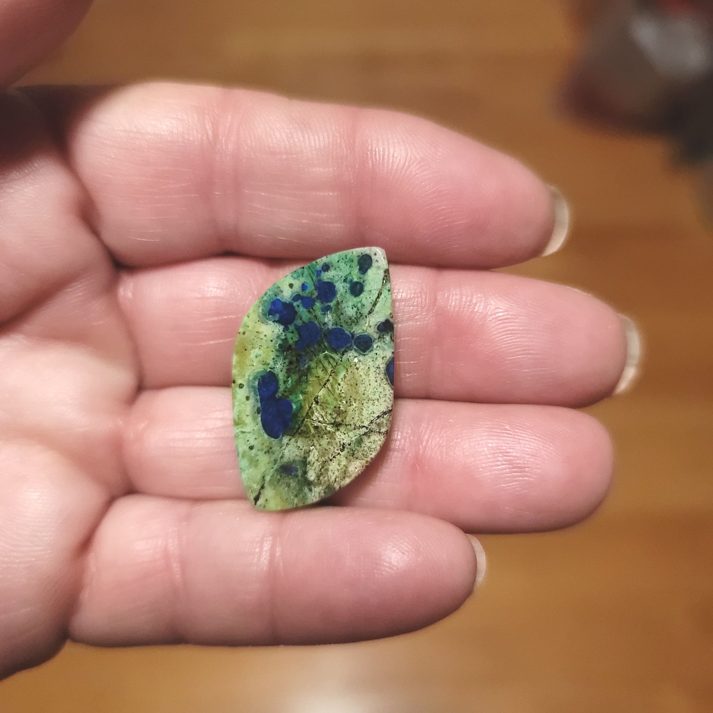 Morenci Azurite in Matrix Cabochon