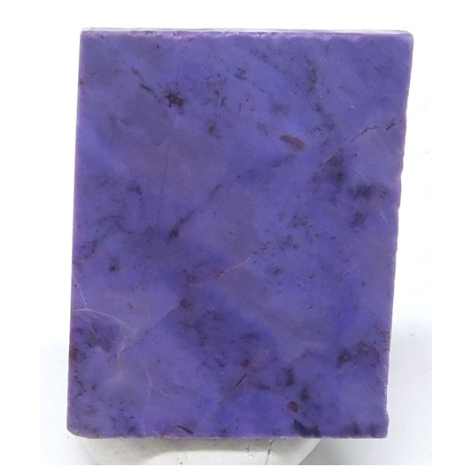 Losa de piedra preciosa de jade púrpura 1.6" x 1.2" x 0.17" - PRJDSLAB5003