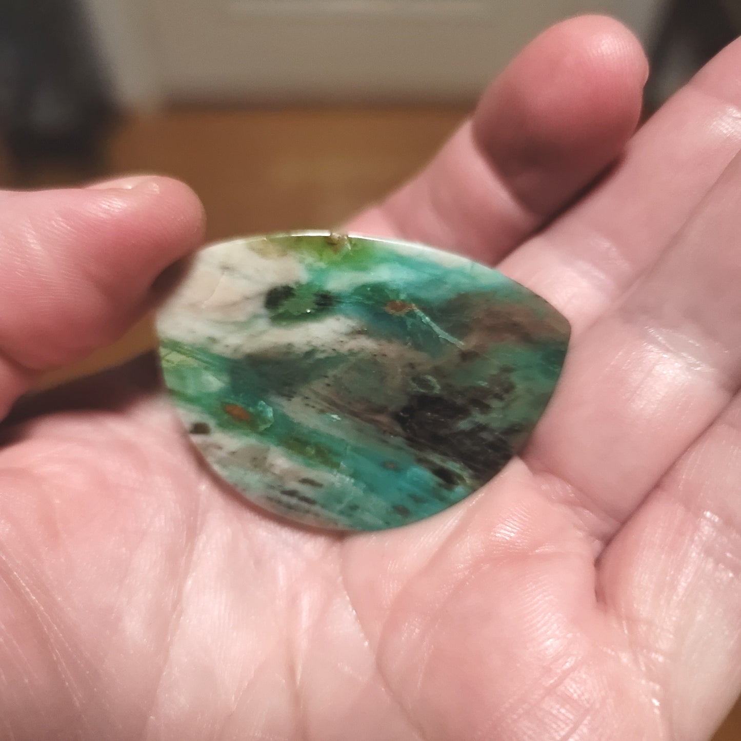 Turkish Colla Wood Cabochon - back view