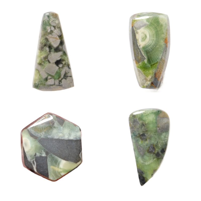 Arkansas Wavellite Cabochons