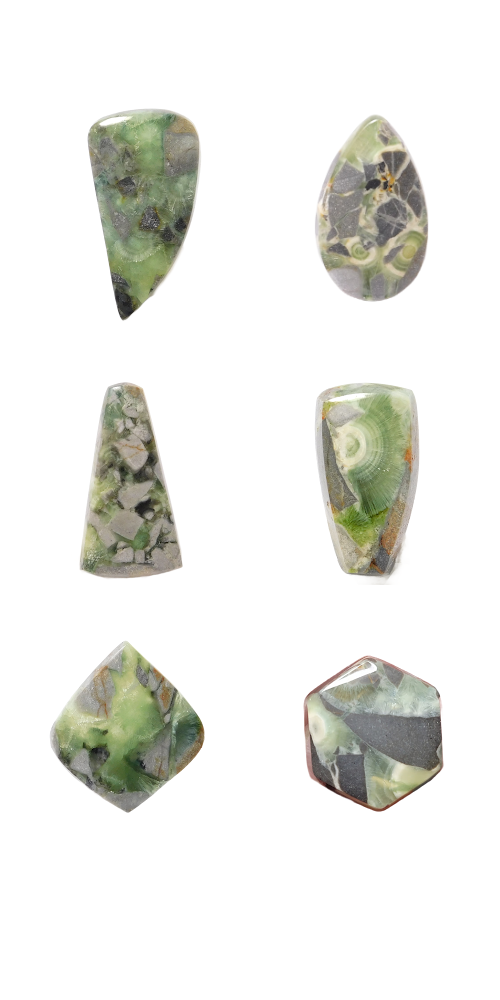 Arkansas Wavellite Cabochons