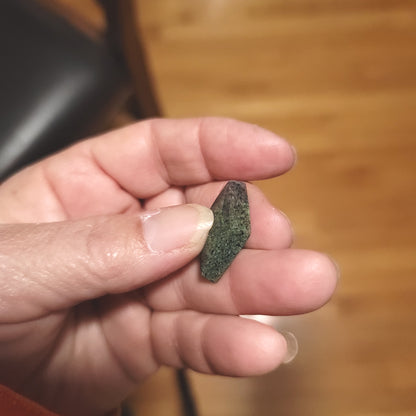 Australian Andamooka Opal Cabochon - side view