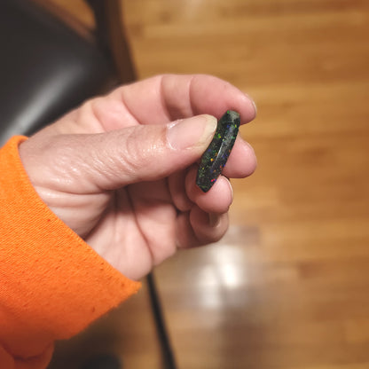 Australian Andamooka Opal Cabochon - side view