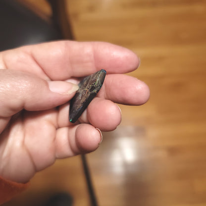 Australian Andamooka Opal Cabochon - side view