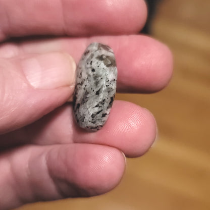 Arkalite (Sodalite Syenite) Cabochon - front view