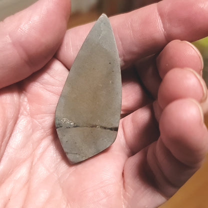 Arkansas Wavellite Cabochon - back view