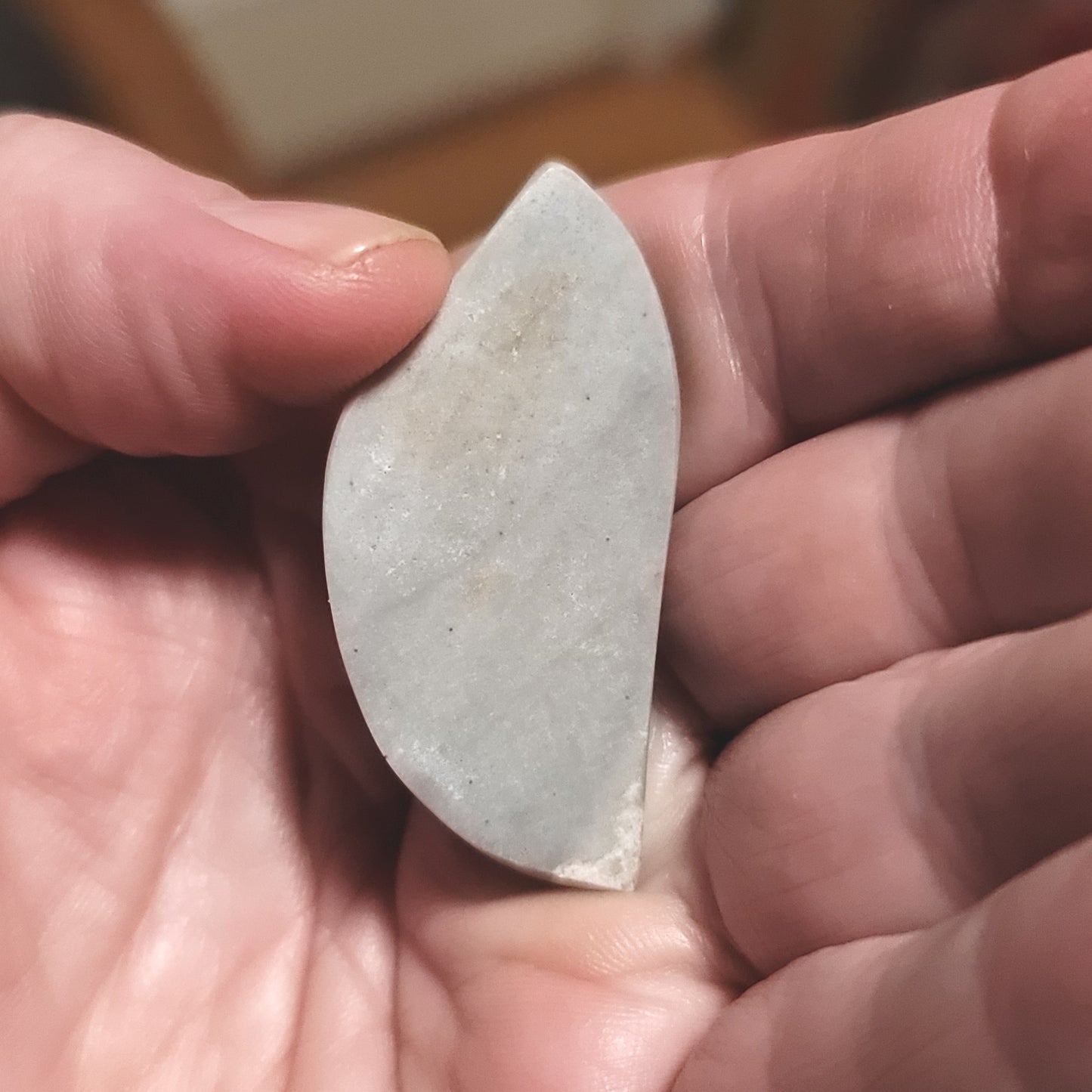 Arkansas Wavellite Cabochon - back view