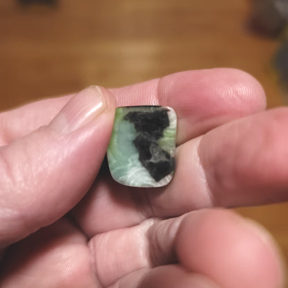 Arkansas Wavellite Cabochon - back view