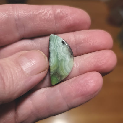 Arkansas Wavellite Cabochon - front view