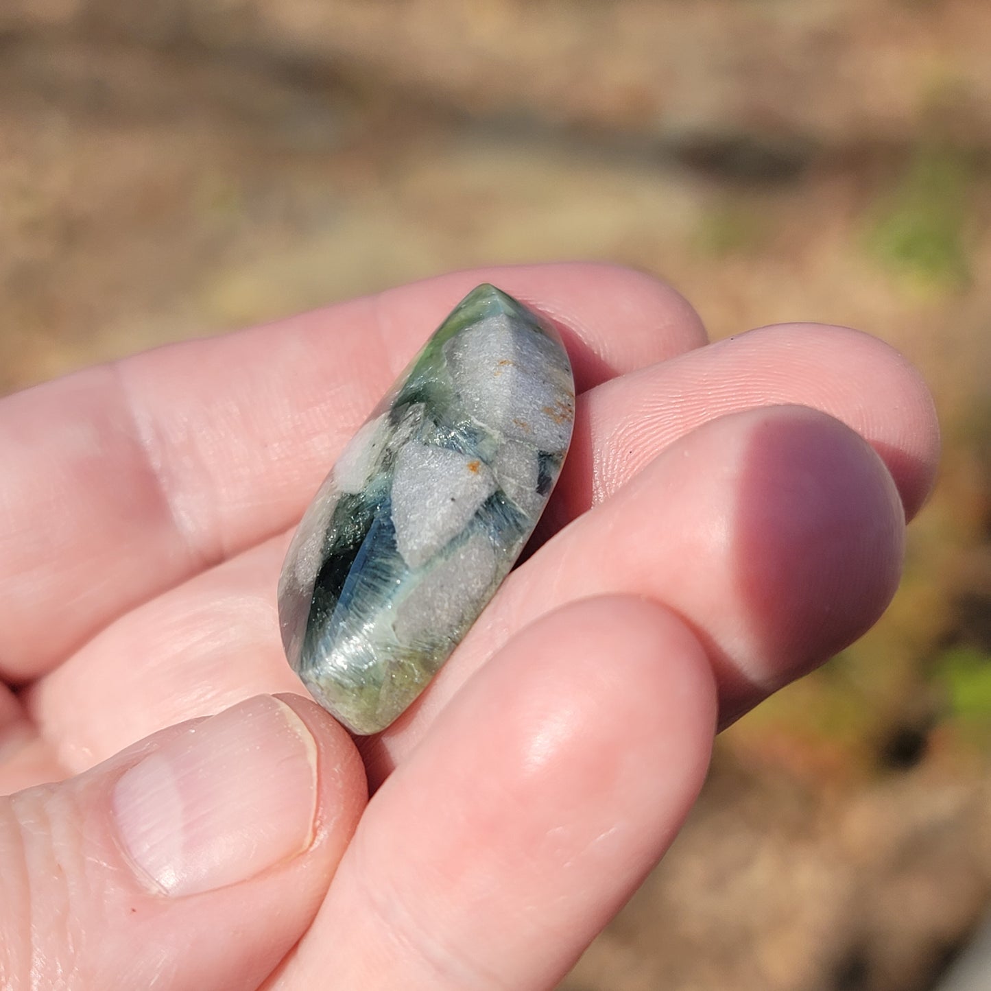Arkansas Wavellite Cabochon