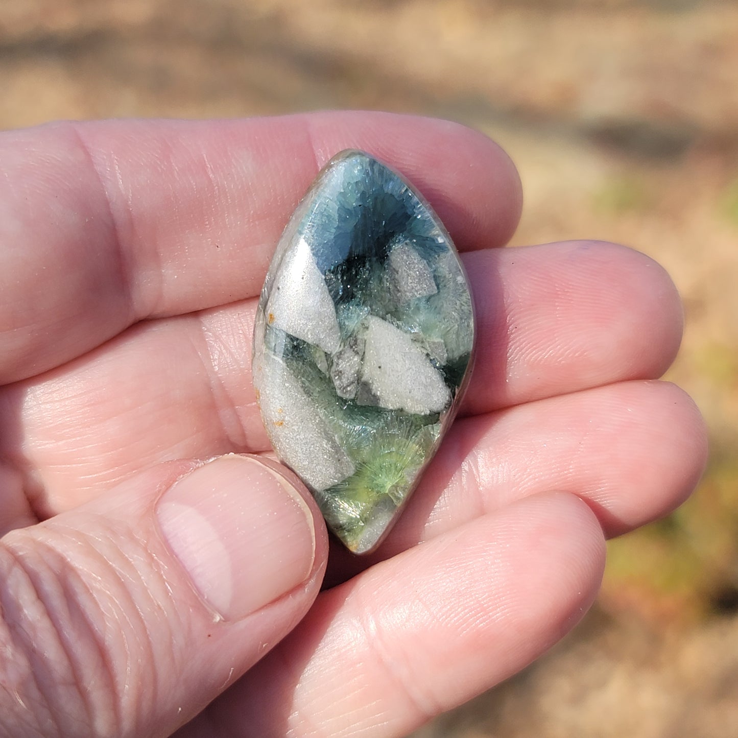 Arkansas Wavellite Cabochon