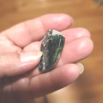 Arkansas Wavellite Cabochon - side view