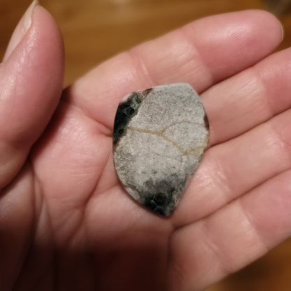 Arkansas Wavellite Cabochon - back view