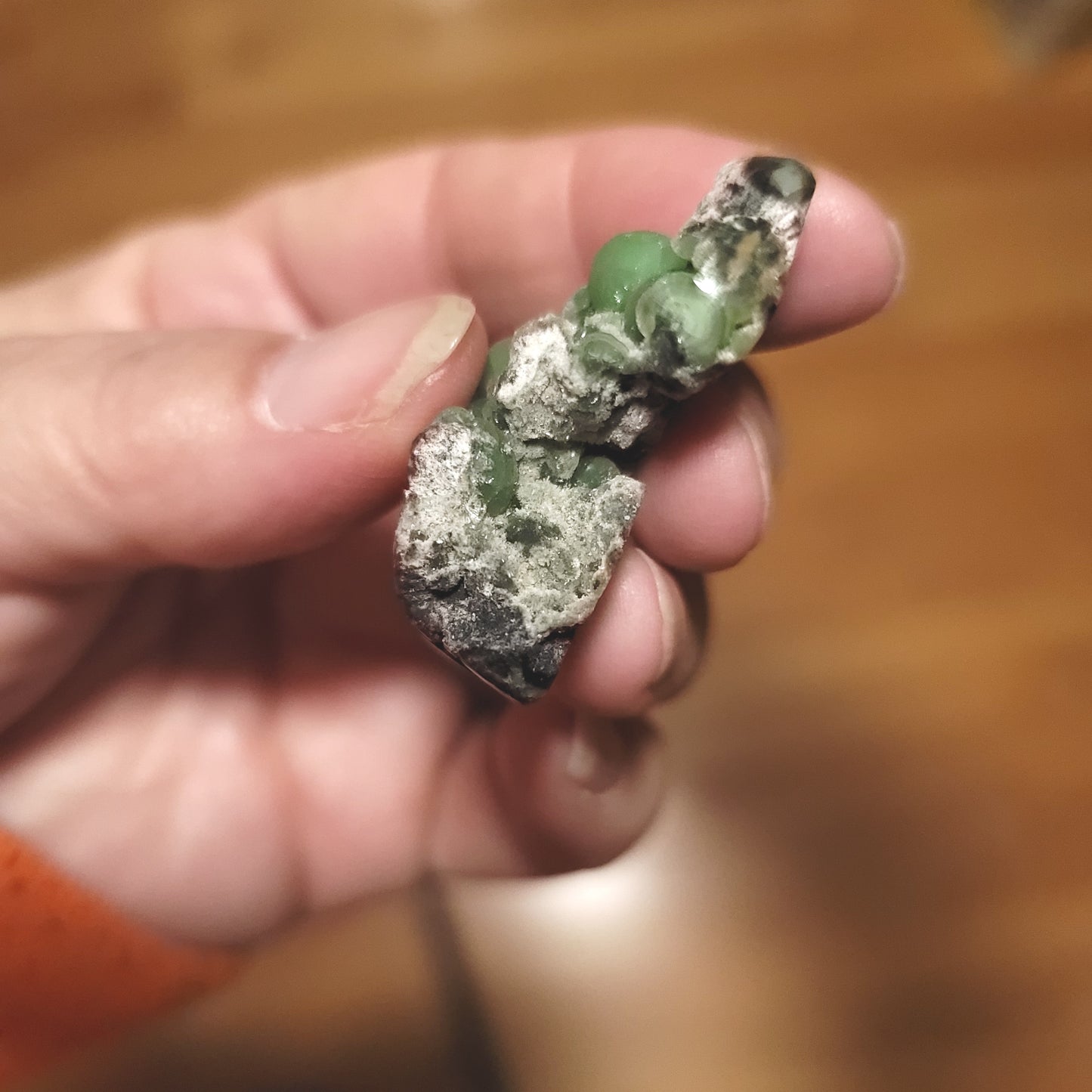 Arkansas Wavellite Cabochon - side view