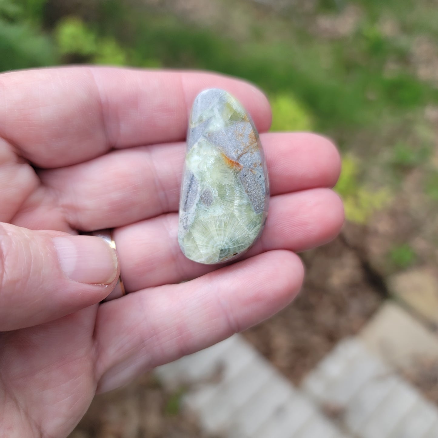 Arkansas Wavellite Cabochon