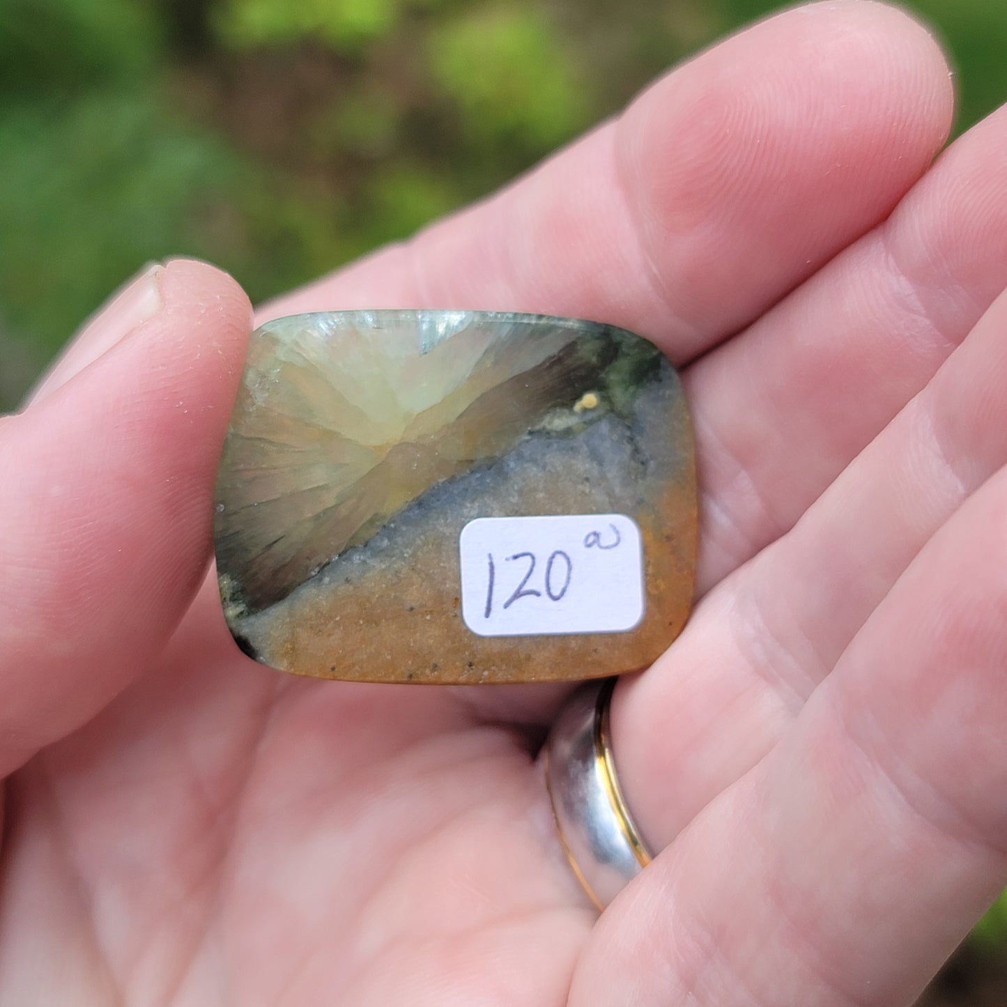 Arkansas Wavellite Cabochon