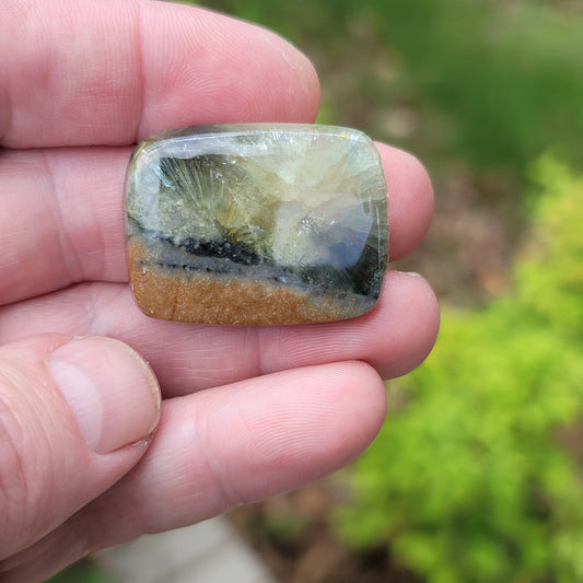 Arkansas Wavellite Cabochon