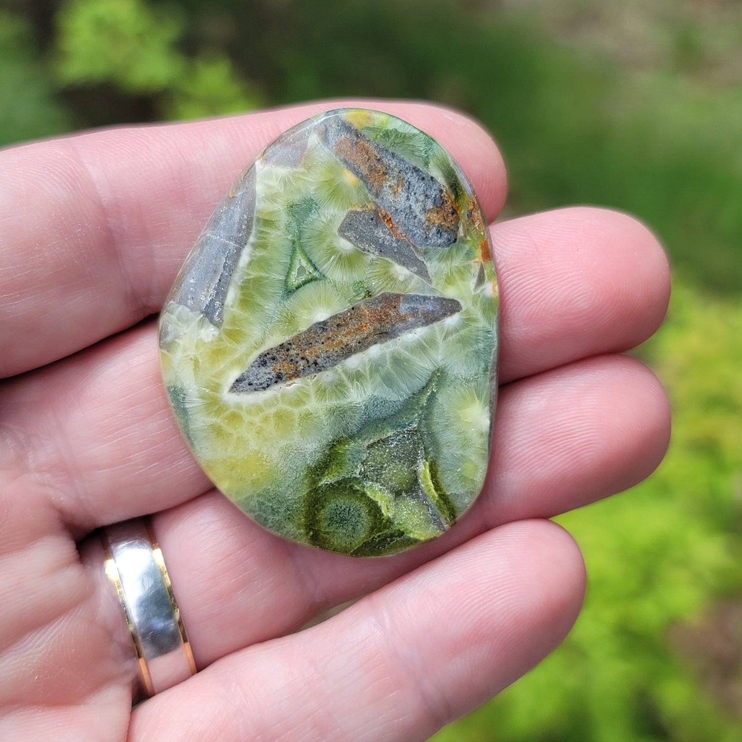 Arkansas Wavellite Cabochon