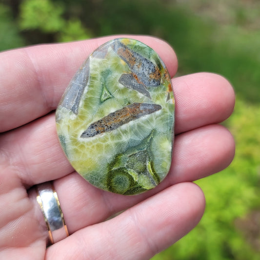 Arkansas Wavellite Cabochon