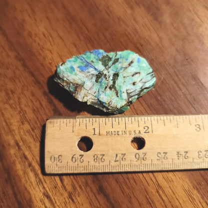 Blue Horizon Azurite Slab - side view