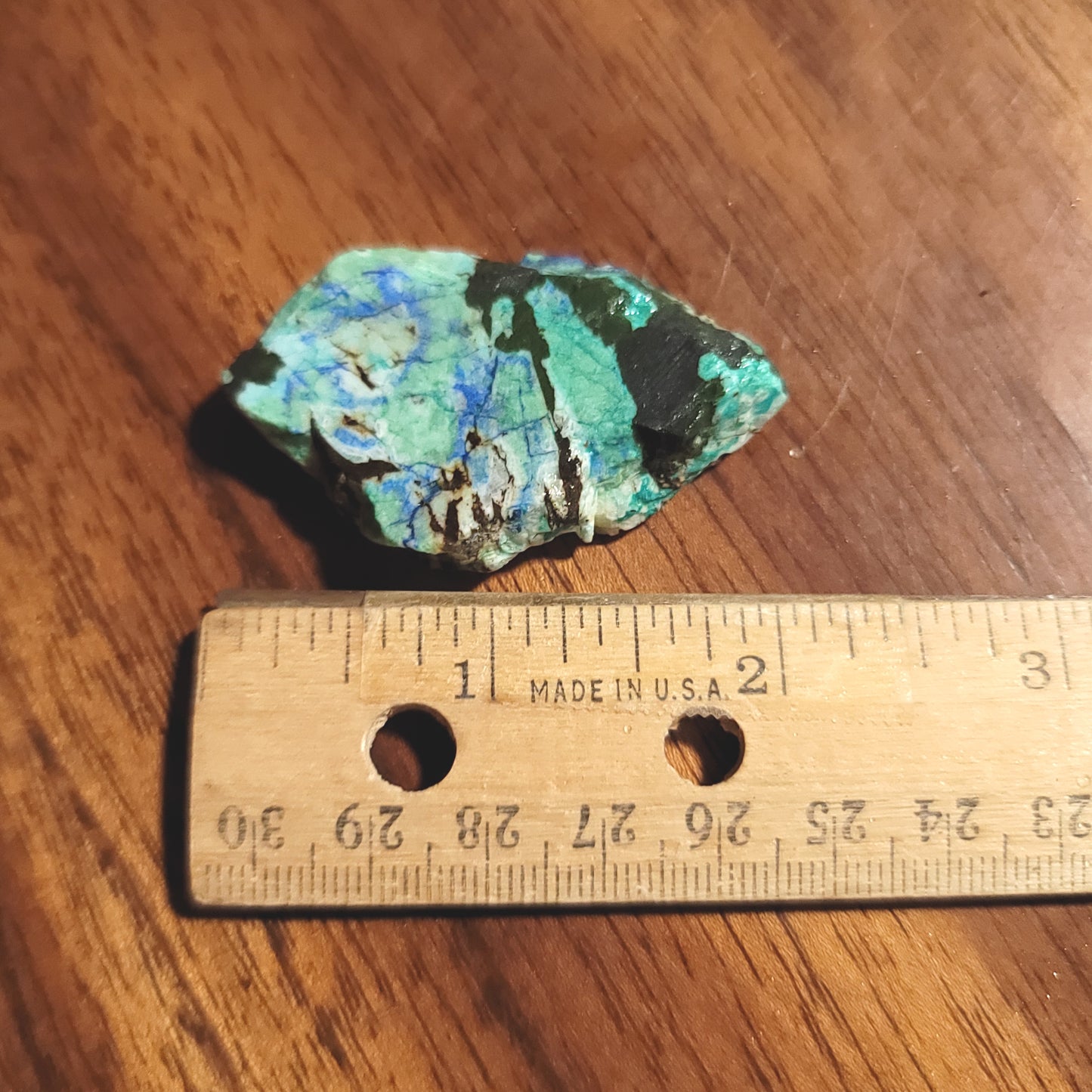 Blue Horizon Azurite Slab - front view