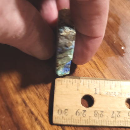 Blue Horizon Azurite Slab - back view