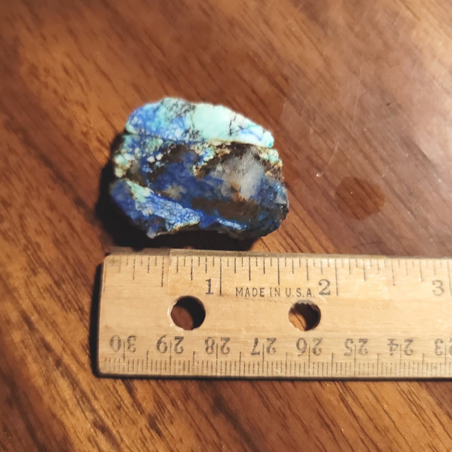 Blue Horizon Azurite Slab - side view
