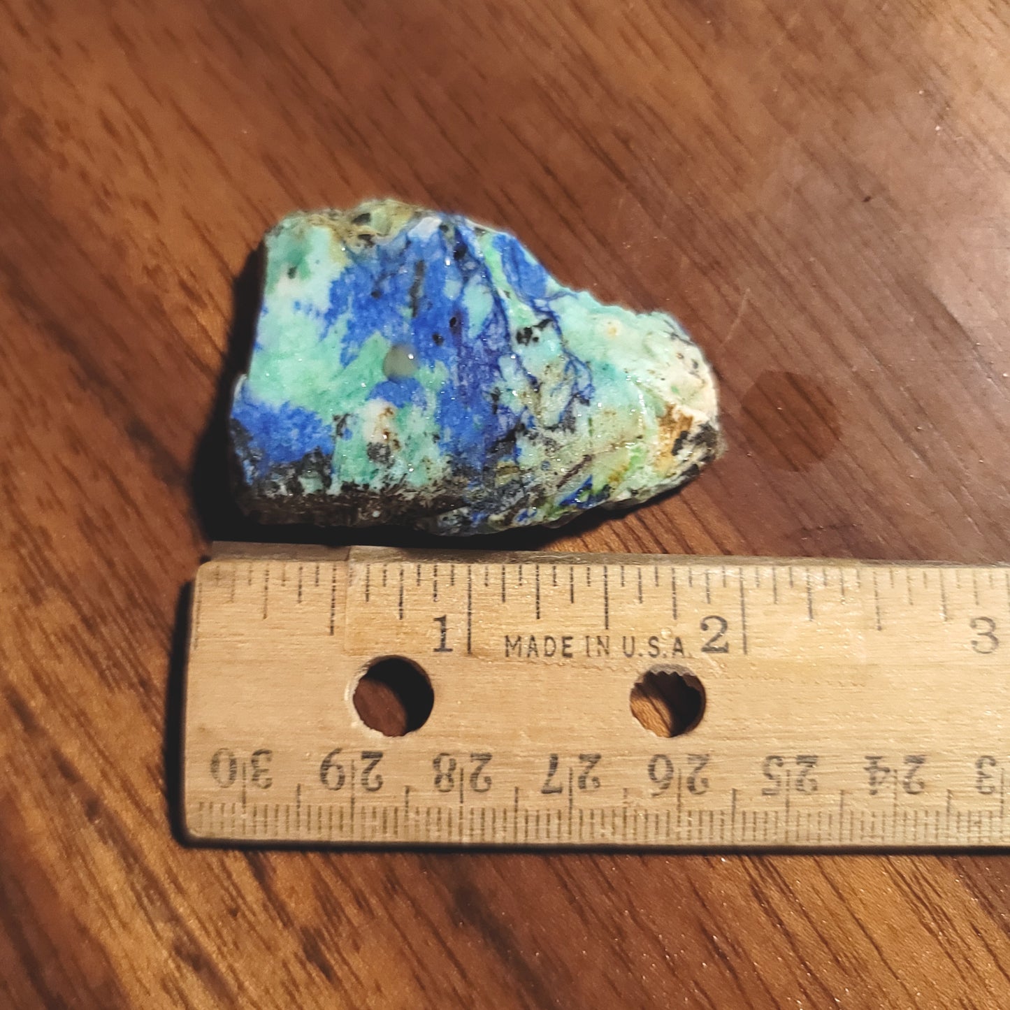 Blue Horizon Azurite Slab - front view