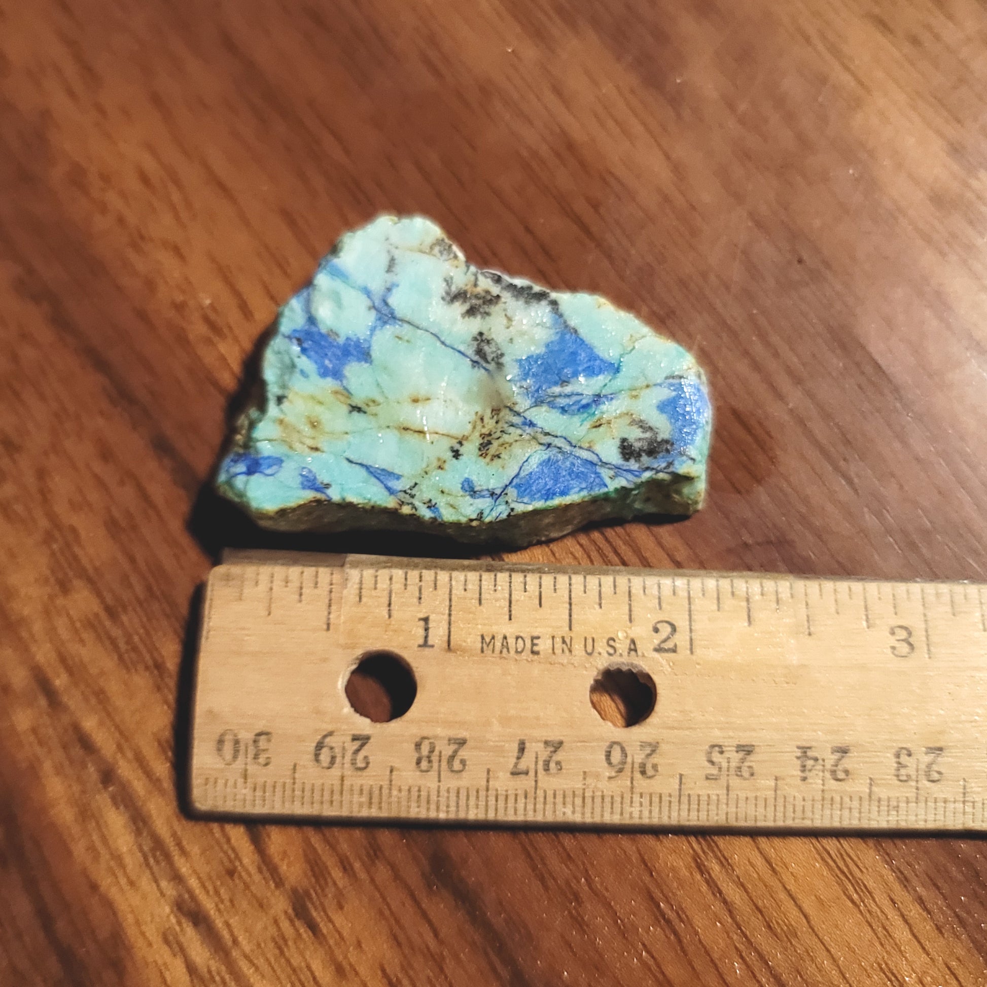 Blue Horizon Azurite Slab - front view