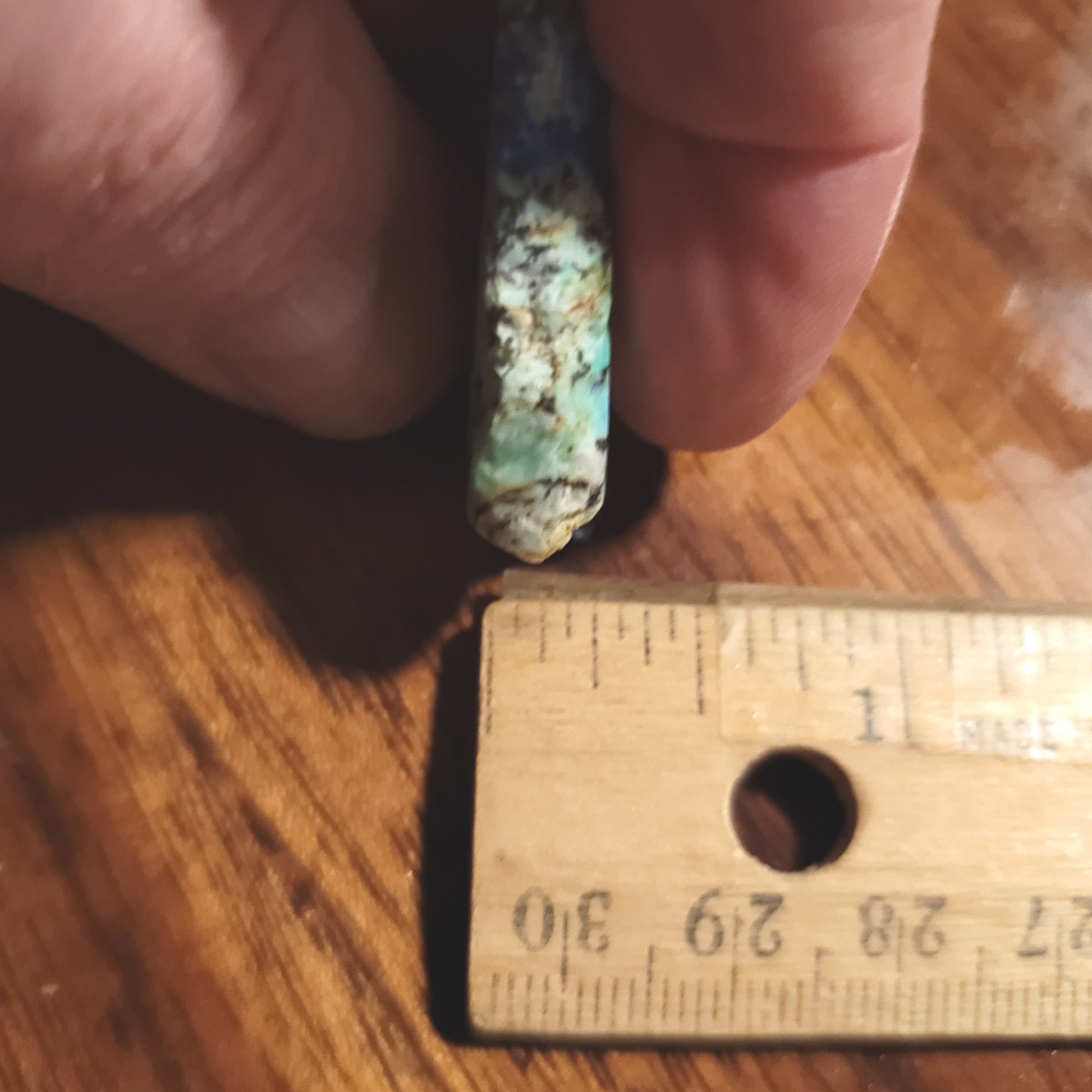 Blue Horizon Azurite Slab - back view