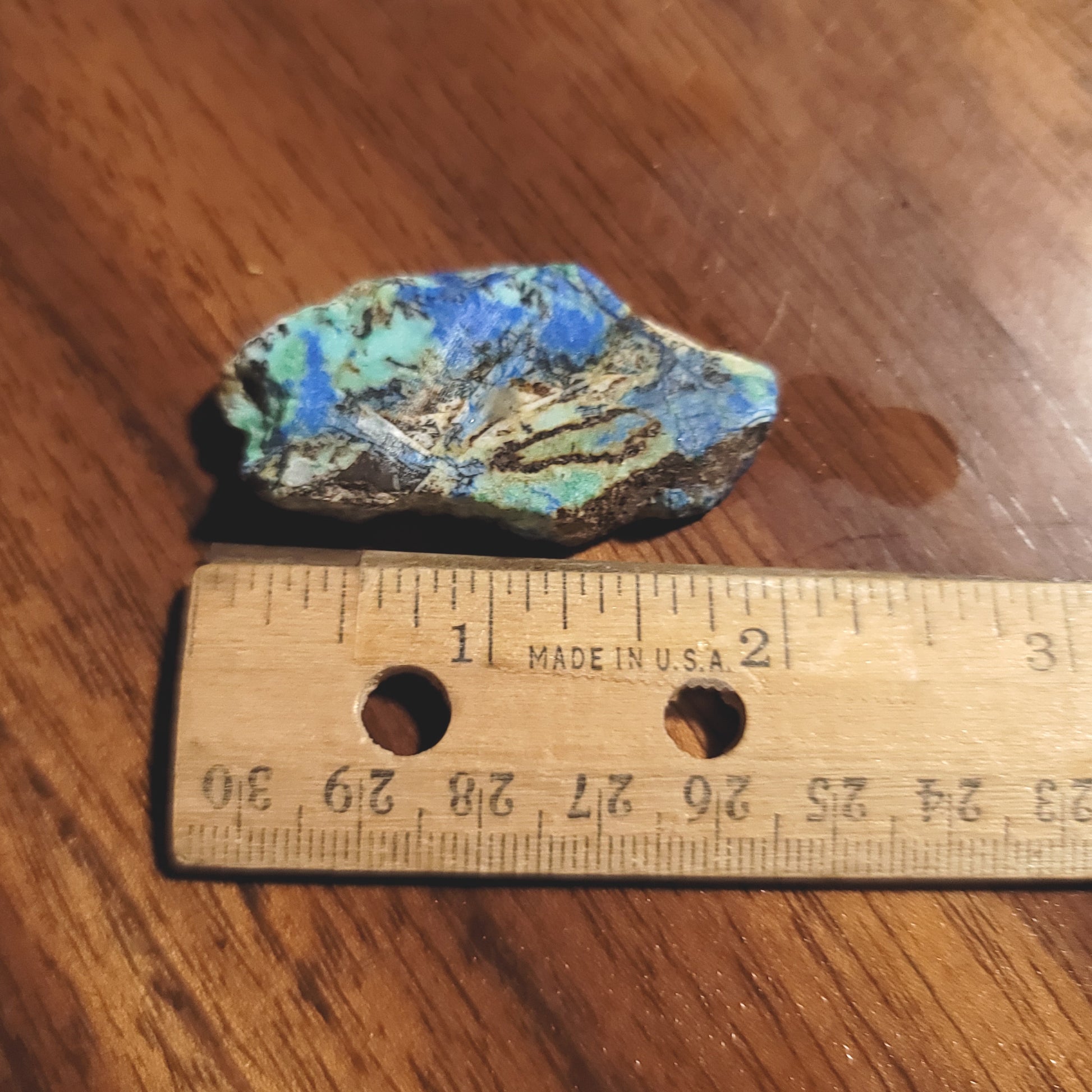 Blue Horizon Azurite Slab - front view