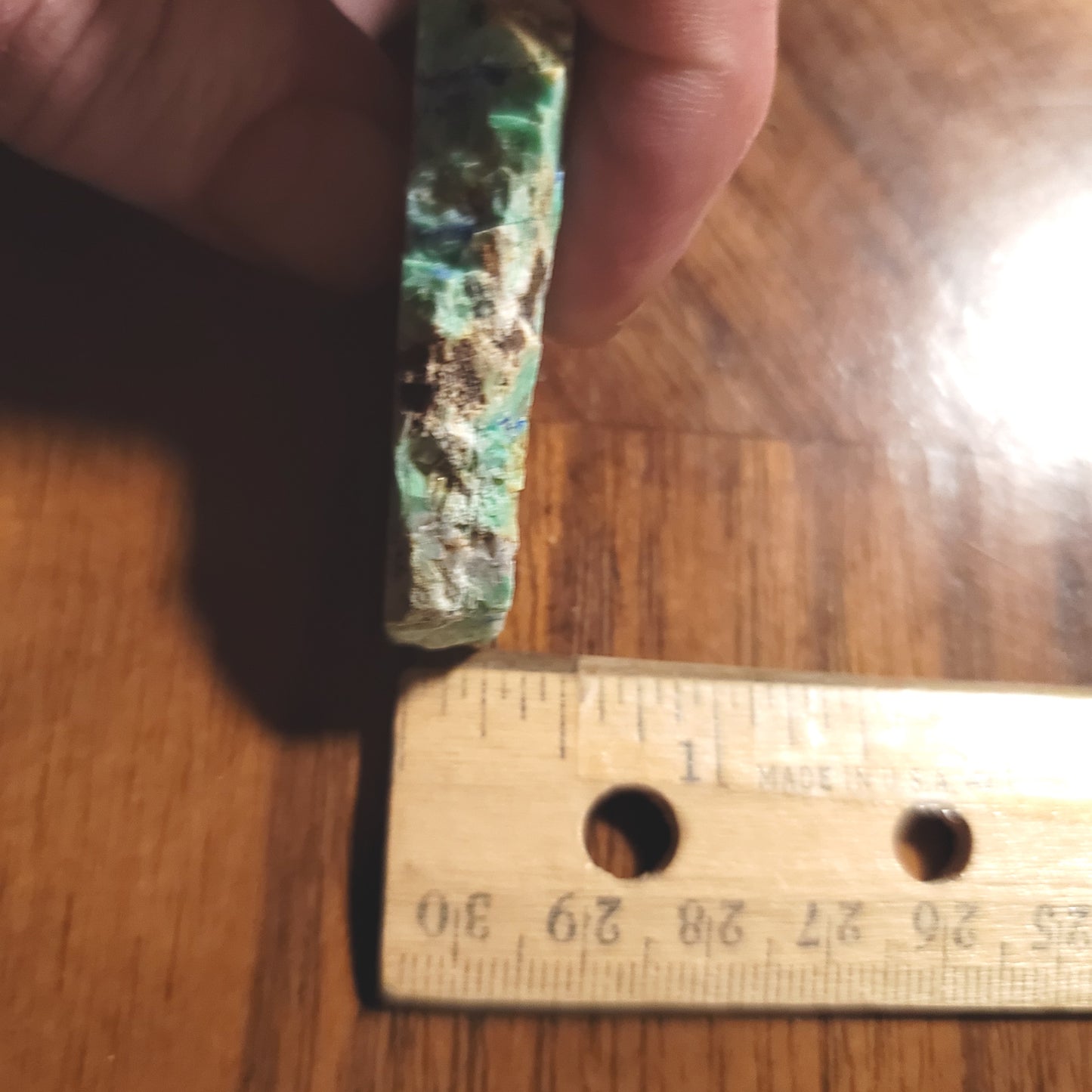 Blue Horizon Azurite Slab - back view