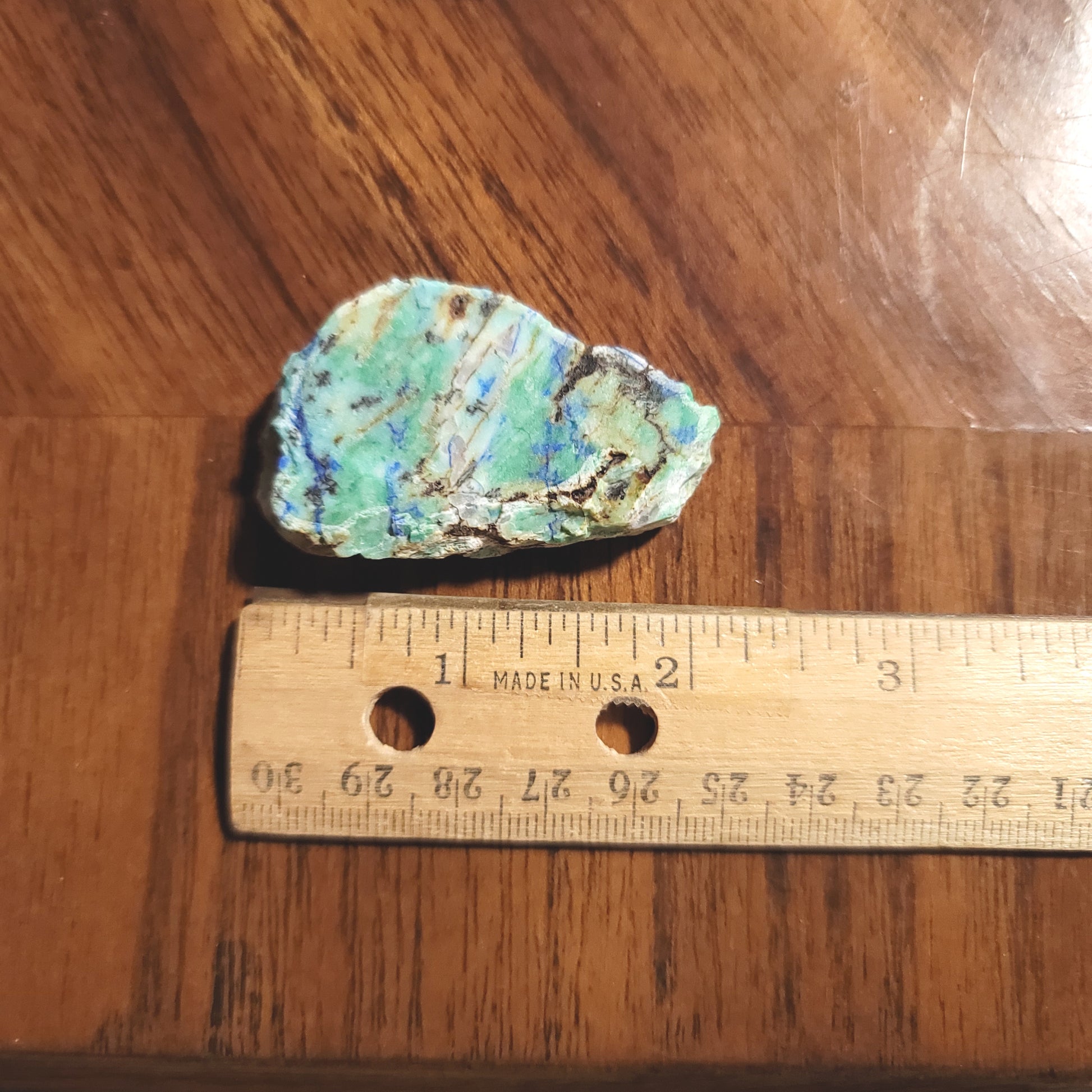 Blue Horizon Azurite Slab - front view