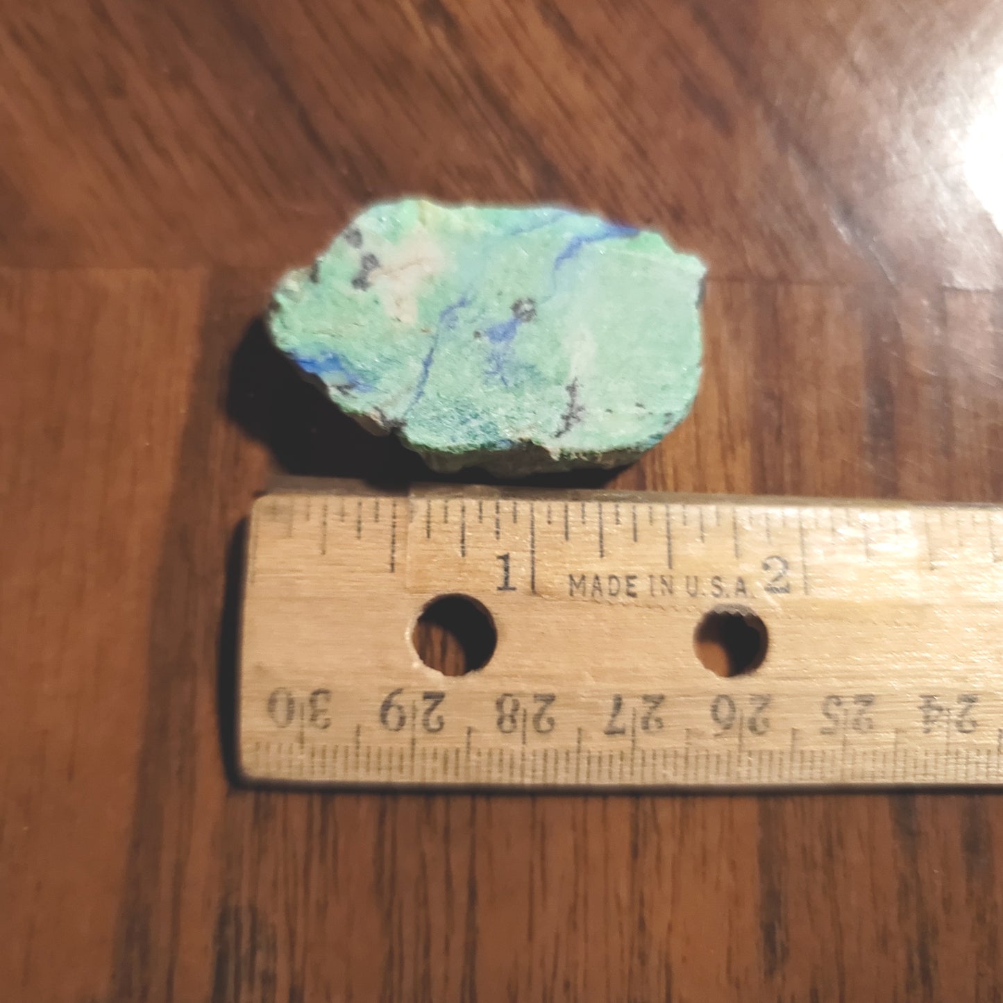 Blue Horizon Azurite Slab - side view