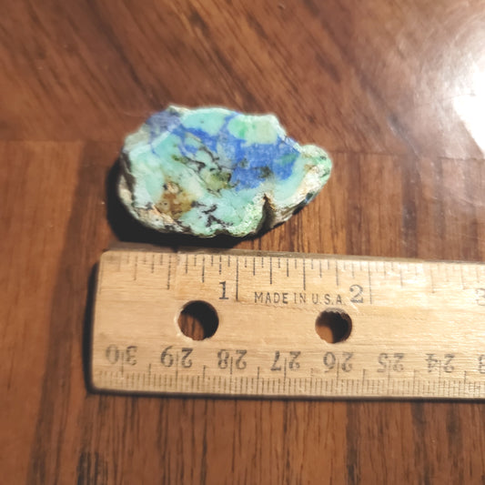 Blue Horizon Azurite Slab - front view