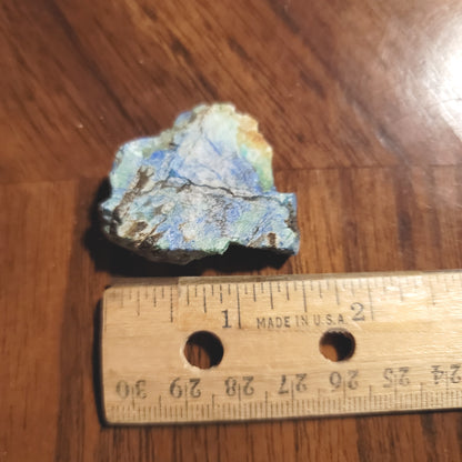 Blue Horizon Azurite Slab - side view